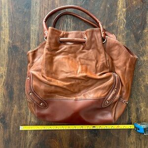Cole Haan Tan Leather Tote Bag